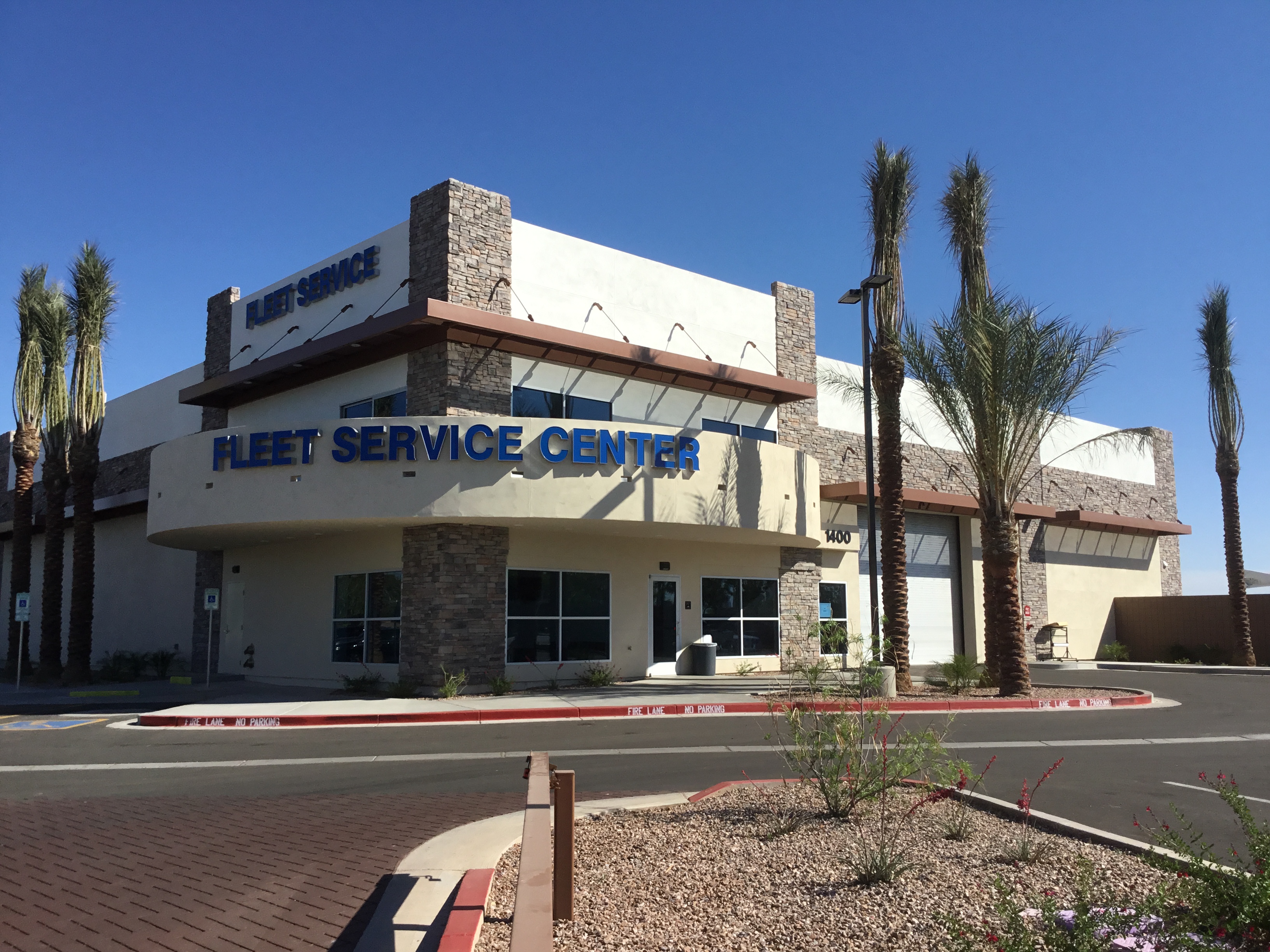 Fleet Service Center commercial project